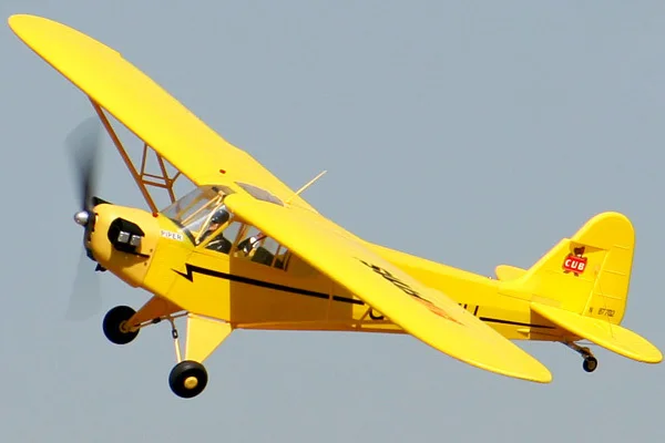 FMS модель 1400 мм/1 4 м Piper J3 Cub PNP тренажер для начинающих самолет Масштаб RC