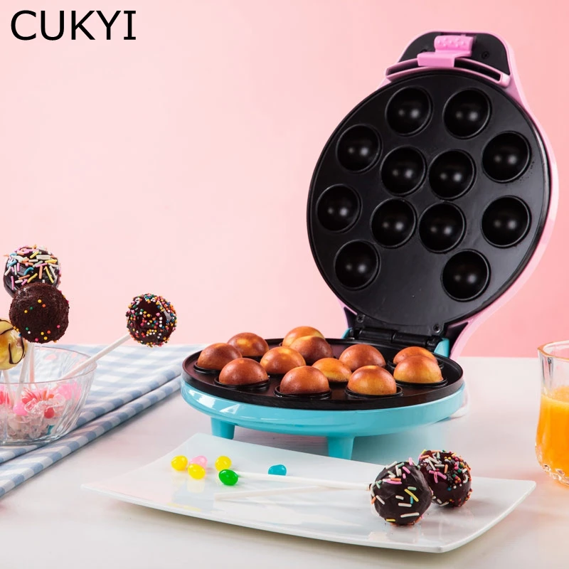 CUKYI торт из леденцов машина поп чайник с 12 емкость мини Babycakes Maker Осьминог яйцо
