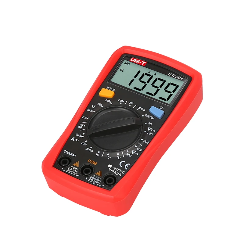 UNI T UT33 C + Цифровые мультиметры UT 33C профессиональные электрические ручной lcr