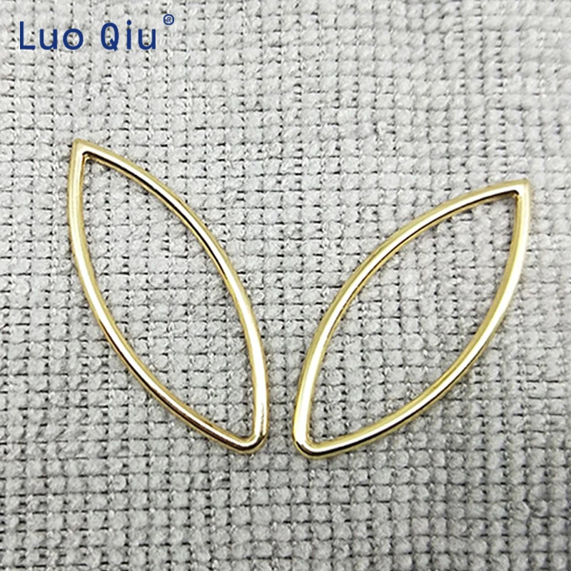 

Belt gold color sexy buckle Japanese style ellipse Simple fashion generous accessories temperament 100 pcs/pack 35mm