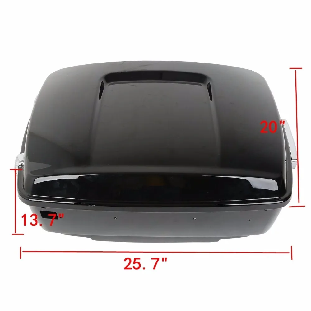 Колонки для мотоцикла 13 7 дюйма King Pack багажник 6 5 Harley Tour Pak Touring Road Street скользящий