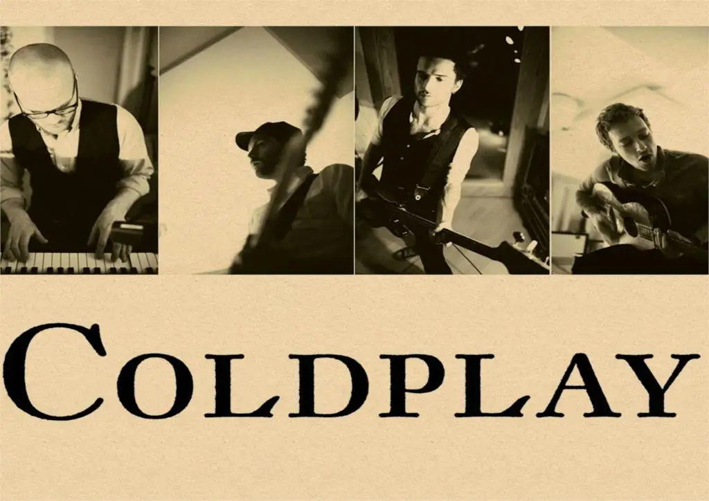 Coldplay Декор для дома крафт кислота Рок Музыка плакат рисунок ядро наклейки на