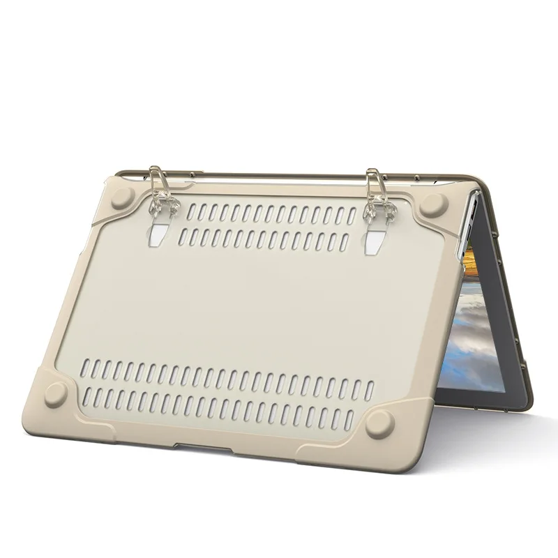 Складной чехол-подставка для ноутбука Macbook air Pro retina 11 12 13 15 A1706 A1708 A1989 матовый прозрачный чехол из поликарбоната+ ТПУ