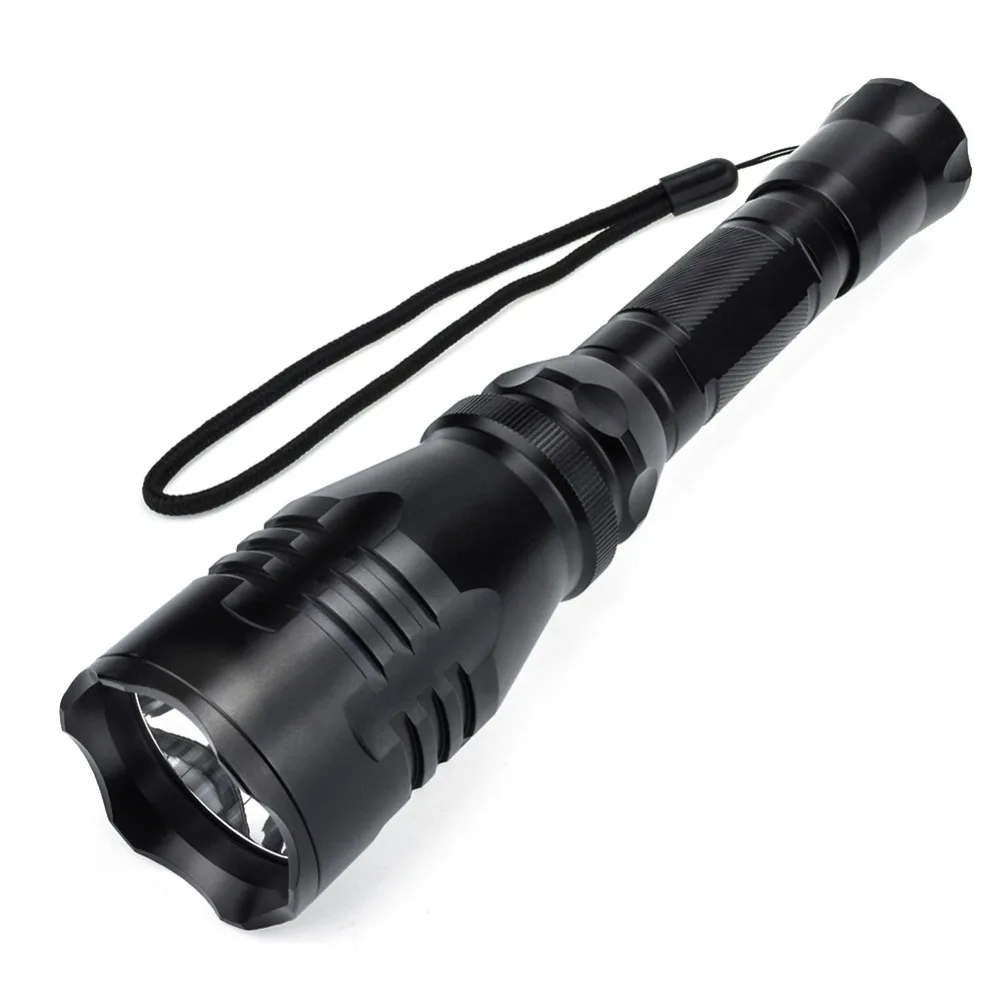 Тактический светодиодный фонарик Cree R5 с глубоким плавным отражателем 500 м