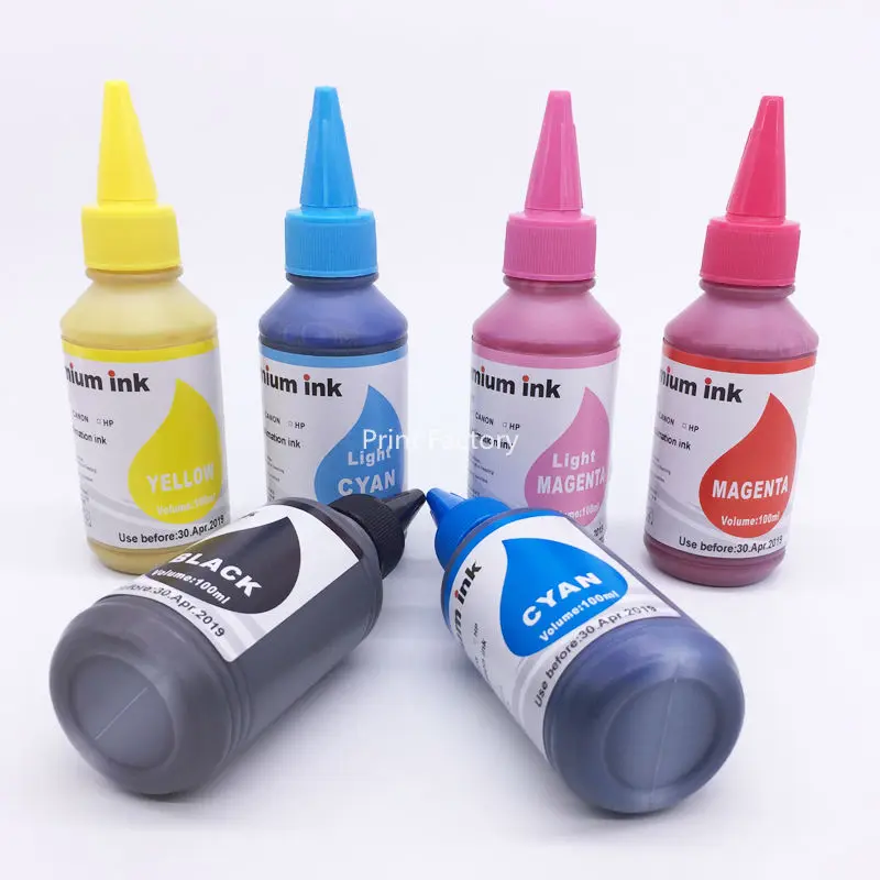 6 шт T0801-T0806 сублимационные чернила для Epson PX820FWD R265 R360 R285 RX585 RX685 RX560 PX710W PX810 PX650 PX50 PX660