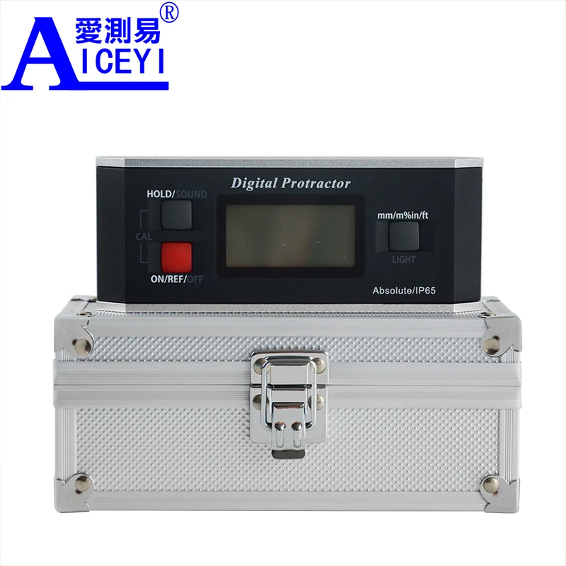 Угол градусов Finder Водонепроницаемый цифровой транспортир универсальный