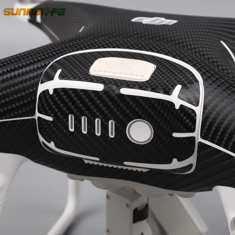 Водонепроницаемый корпус из углеродного волокна CF Drone Graphic Strickers с дистанционным