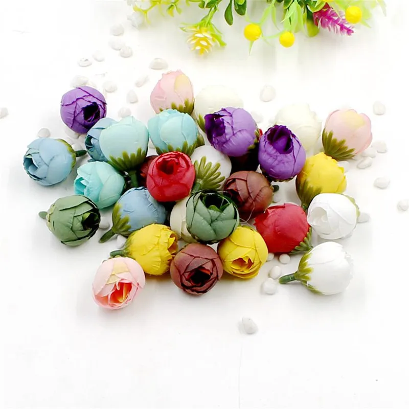 Искусственные цветы на свадьбу 10 шт./набор украшения для дома и автомобиля