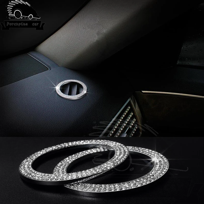 

Diamond Car Stickers Air Conditioner Outlet Decoration Trim For Mercedes C/E/A Class GLK GLE CLS W212 E200 E260