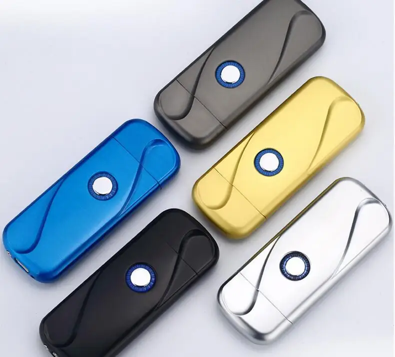 Usb Интеллектуальный светодиодный светильник отпечаток пальца usb зарядный светильник er Tesla катушка светильник er индукционный металлический ветрозащитный без газа для курильщиков, сигареты