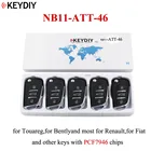 5 шт.лот, Универсальный Полный дистанционный ключ серии NB для KD Key программатор KD900 KD900 + URG200KEYDIY, 3 кнопки, пульт дистанционного управления, ключ с 3 кнопками, ключ с дистанционным управлением