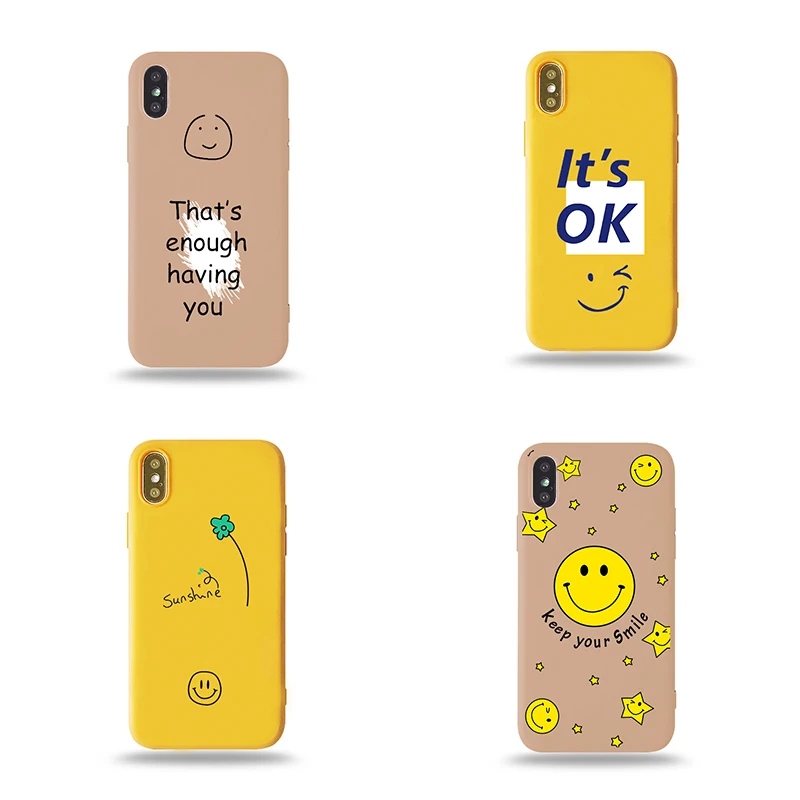 Чехол для Телефона IPhone 6 6s 7 8 Plus X XR XS Max милый чехол из мягкого ТПУ с мультяшной
