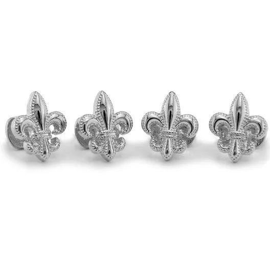 

SPARTA Silver color French royal symbol High quality metal+electroplate dress suit buttons 4 pieces small buttons+Free Shipping!