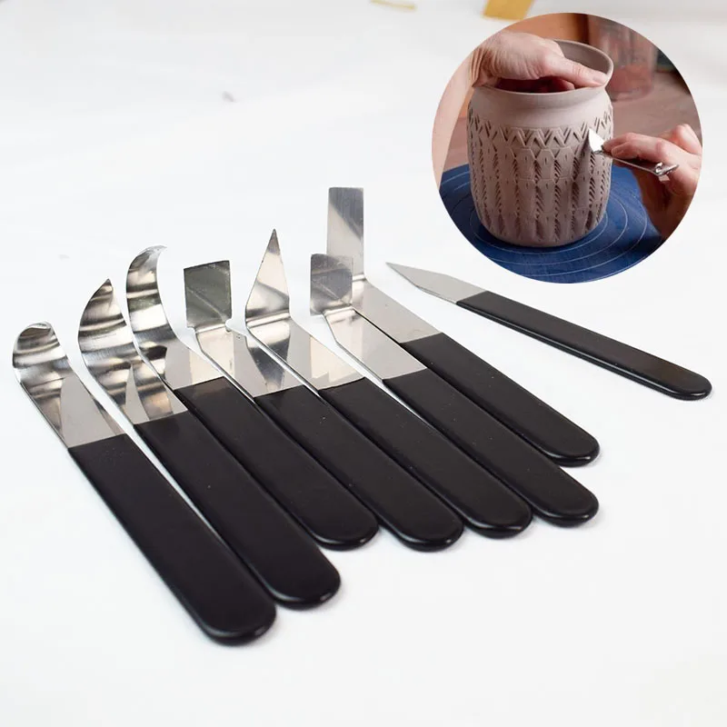 8 шт./компл. Гончарного Круга Инструмент Керамические инструменты/Керамика