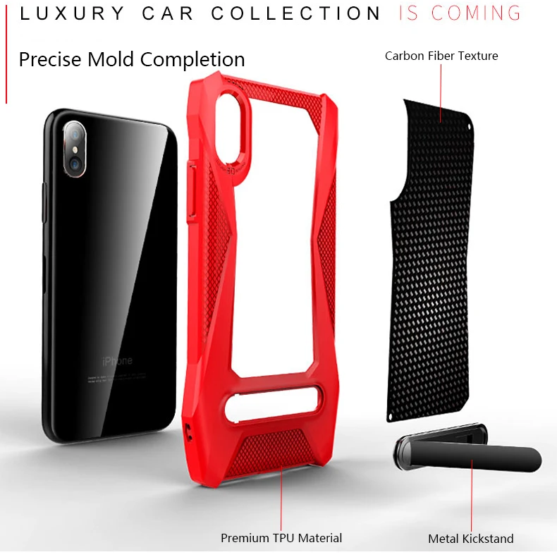 3D автомобильный дизайн для Apple iPhone X чехлы телефонов мягкий силиконовый роскошный