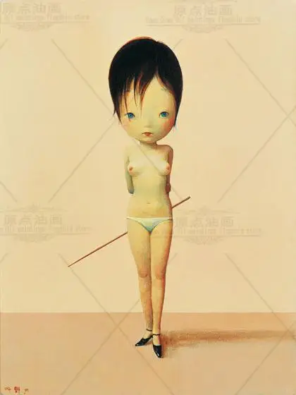 

Sexy Portrait Girl Handpainted Frameless Picture Painting Abstract Oil Painting On Canvas Home Decoration For Living Room