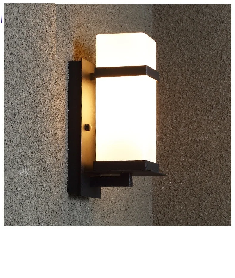 DOXA Out Door Glass Modern Wall Lamp LED Simple Iron Sconce Aisle Stairway Waterproof Home Lighting Fixtures Arandela | Освещение