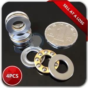 4 шт.лот BS069 высококачественный миниатюрный плоский подшипник, подшипник с ранней поверхностью16 м19 м22 м, упорный шарикоподшипник