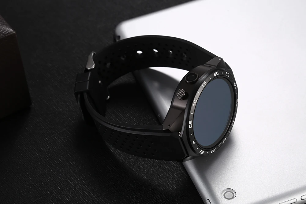 KingWear KW88 Android 5,1 1,39 ''экран 3g Smartwatch телефон MTK6580 четырехъядерный 512 Мб 4 ГБ gps Шагомер Смарт часы мужские