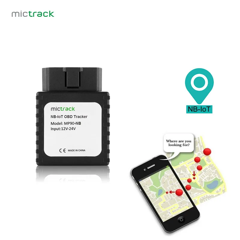 Mictrack NB IOT OBD GPS трекер mp90 nb II plug & play легко установить без проводов для автомобиля/
