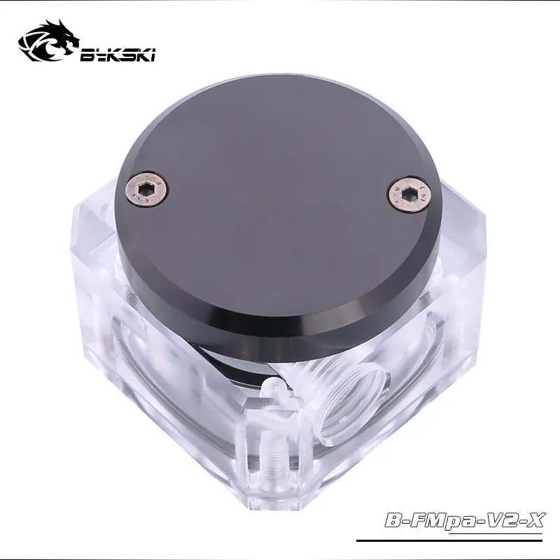 Bykski B-FMpa-V2-X водяного охлаждения расходомер прозрачный акриловый G1/4 RBW 5 V AURA система освещения