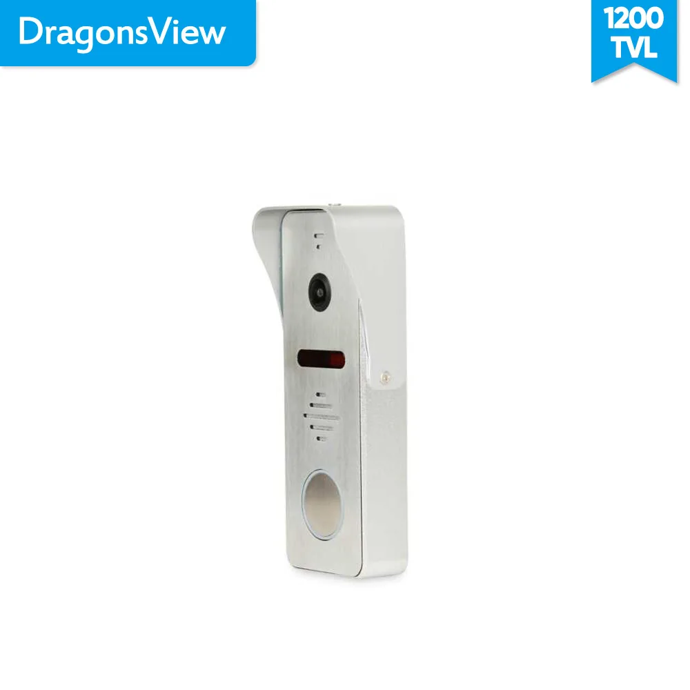 Dragonsview видео телефон двери 7 дюймов дверной звонок Домофон разблокировка система записи 16 Гб sd-карта сенсорная кнопка широкий угол 130 градусов