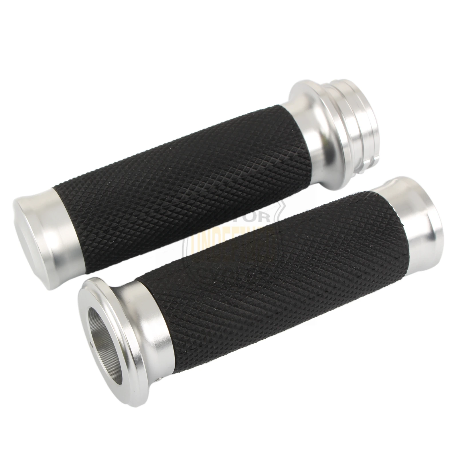 Мотоциклетные рукоятки 1 дюймов 25 мм ручки на руль резиновые черные для Harley Touring Road King Softail Bobber Кафе Racer универсальные