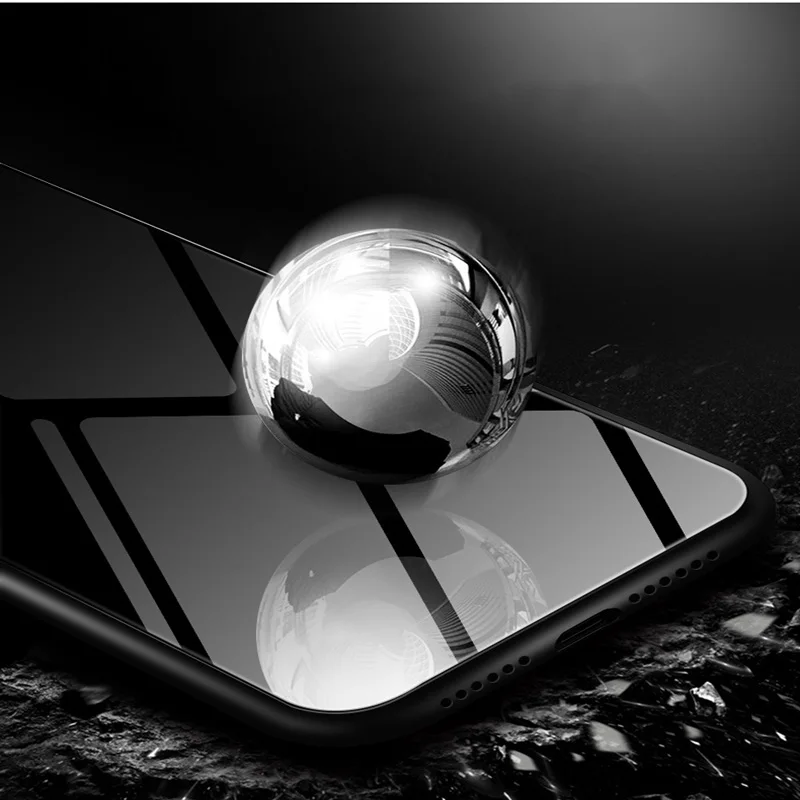 

Coque For Vivo V7 Plus case Gradient tempered glass + soft edge cover For Vivo V7 Plus V7Plus dream glass case phone shell