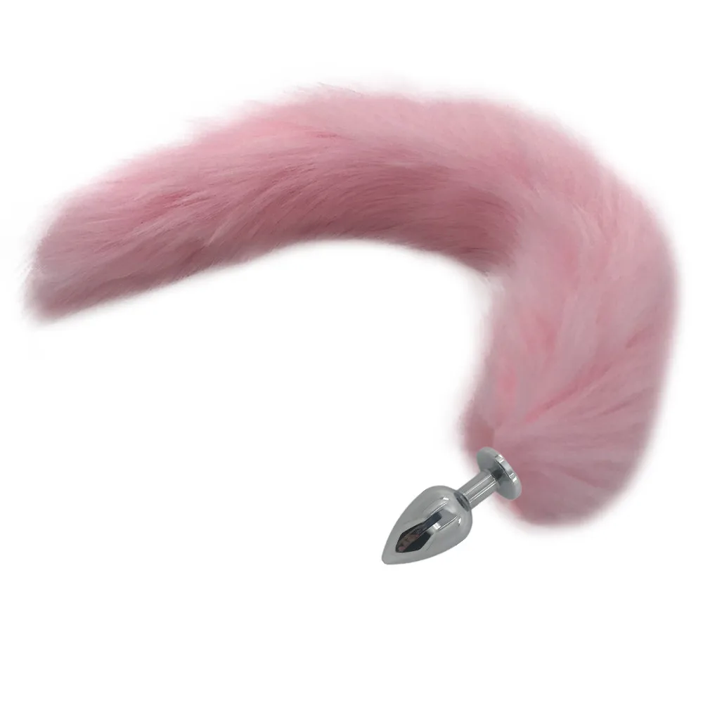 Anal Sex Toys For Women Men Adult Product Metal Plug Rabbit Tail Butt Furry Vagina Anus Toy Prostate Massager | Красота и здоровье