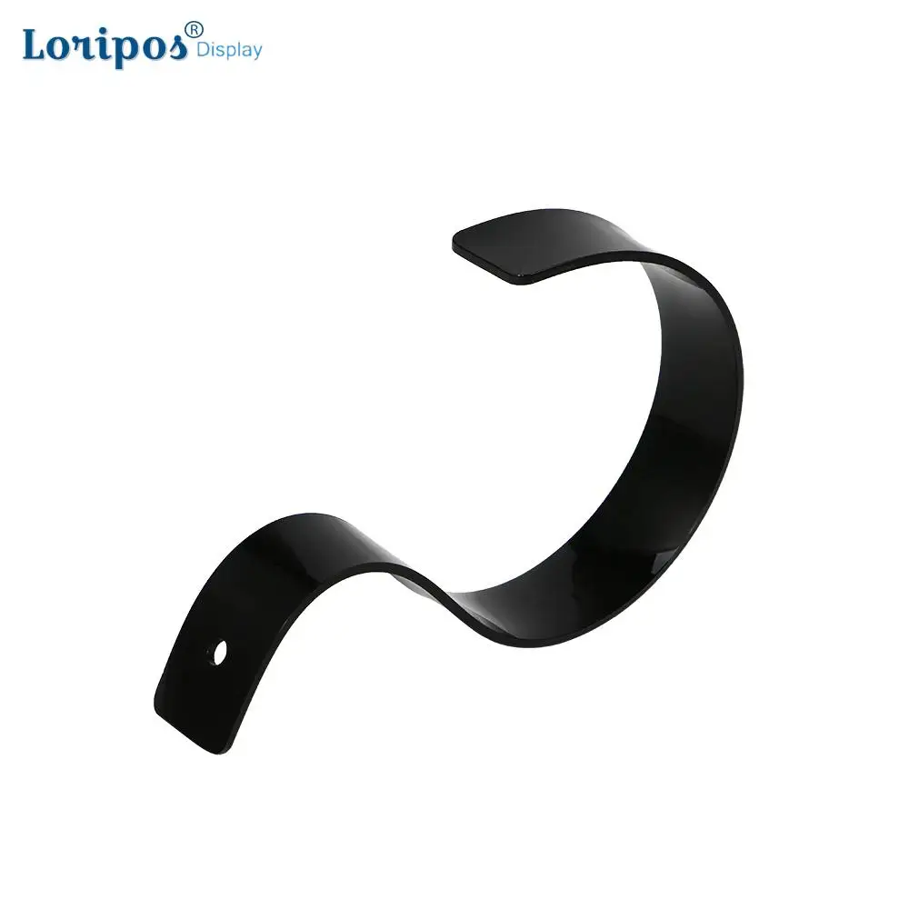 20 шт. прозрачные черные акриловые ленты витрины стойки для пояса подставка