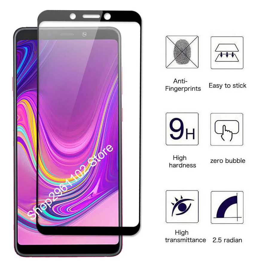 Для samsung galaxy a 9 чехол, закаленное стекло для samsung a9, защитное стекло на galax a92018 a920 a920f пленка