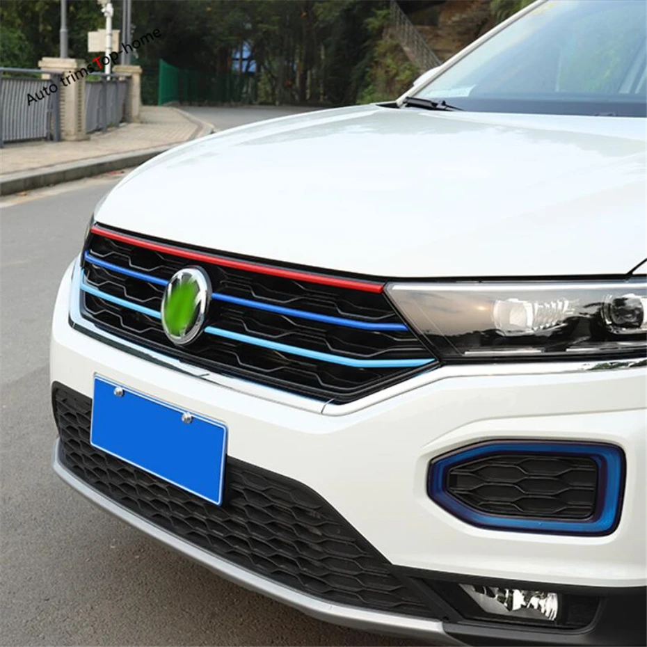 Аксессуары Yimaautotrims подходят для Volkswagen T Roc 2018 2019 2020 передняя решетка крышка
