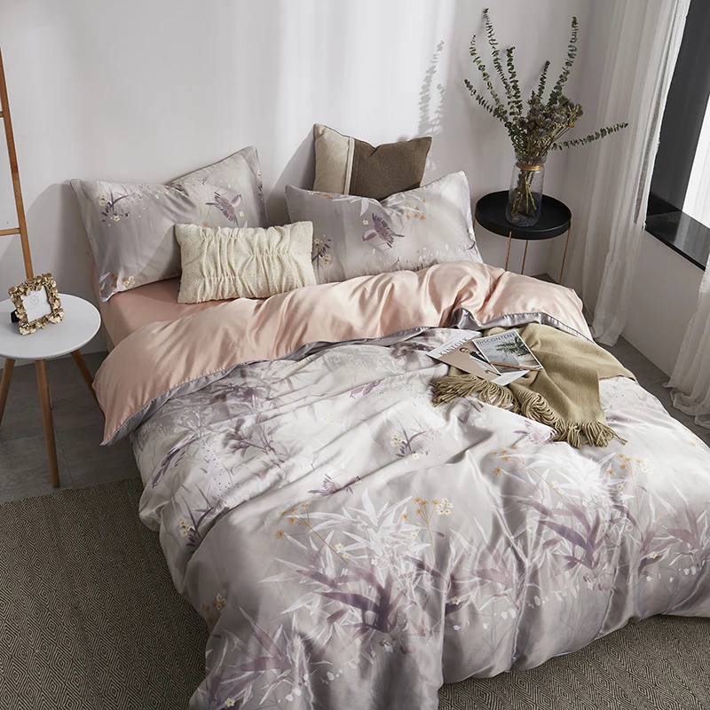 Роскошный комплект постельного белья в богемном стиле Королевский размер