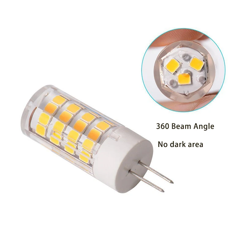 Светодиодная лампа G4 220 в 110 5 вт светодиодная лампады Bombillas 2835 SMD 51 с теплым