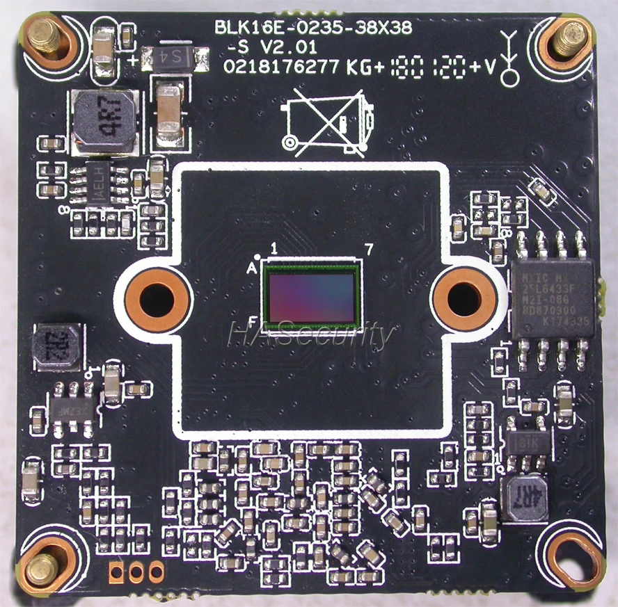 H.265 / H.264 IPC (1080P) 1/2.7&quot SmartSens SC2235 CMOS image sensor + Hi3516E CCTV IP camera PCB board module (optional parts) |