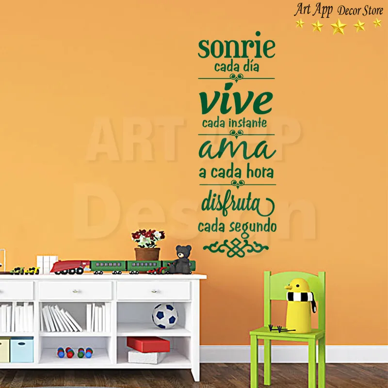 Виниловые наклейки на стену для украшения гостиной|quote wall decal|house rulesroom decoration |