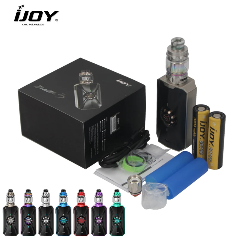 IJOY Зенит 3 комплект с двойной 20700 батареи 360 Вт поле MOD Diamond бак subohm vs Мститель