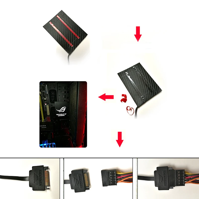 Новинка светильник SSD плата внутреннего шасси табличка Faith для жесткого диска ROG