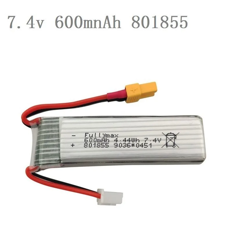 7 4 V 600mAh Lipo батарея для XK K130 RC шестиходовой бесщеточный Aileron вертолет запасные