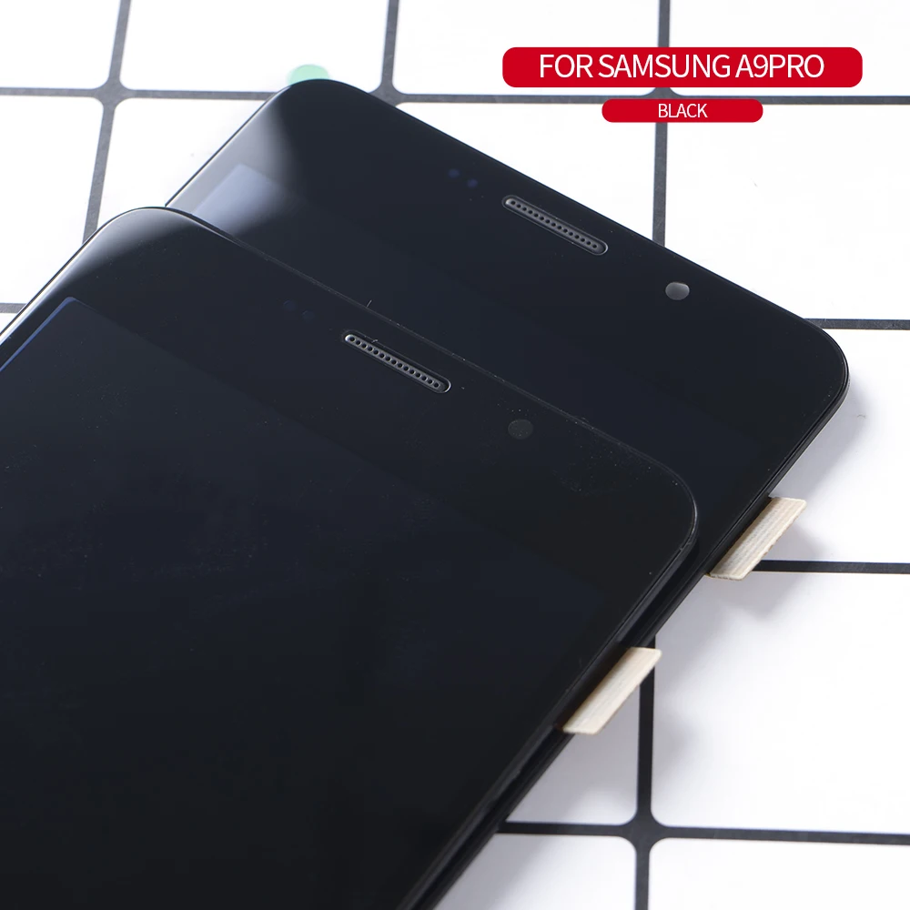 ЖК-дисплей Super AMOLED 6 0 дюйма для SAMSUNG A910 сенсорный экран Galaxy A9 Pro 2016 A9100 A910F | Мобильные