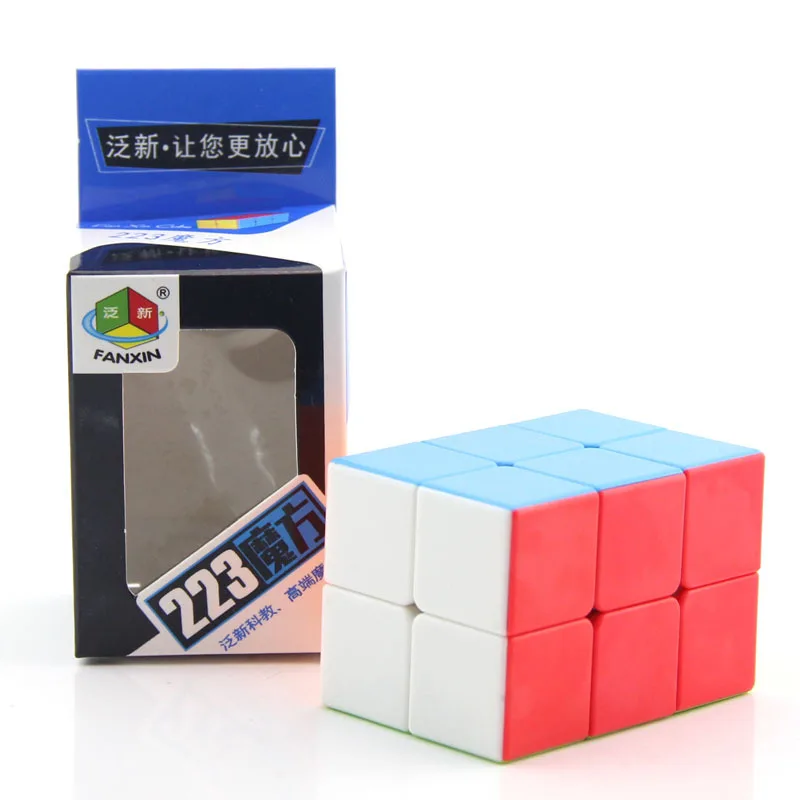 Mofangge Fanxin Zcube Lefun углерод 2x2x3 волшебный куб 223 белые/черные наклейки Кубики-головоломки детские образовательные забавные игрушки