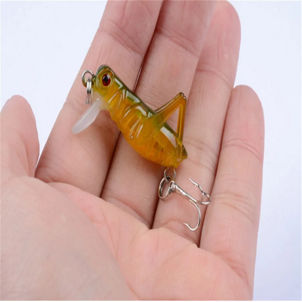 FISHINAPOT 1 шт. 40 мм 3 г Кузнечик насекомые рыболовные приманки Летающий воблер