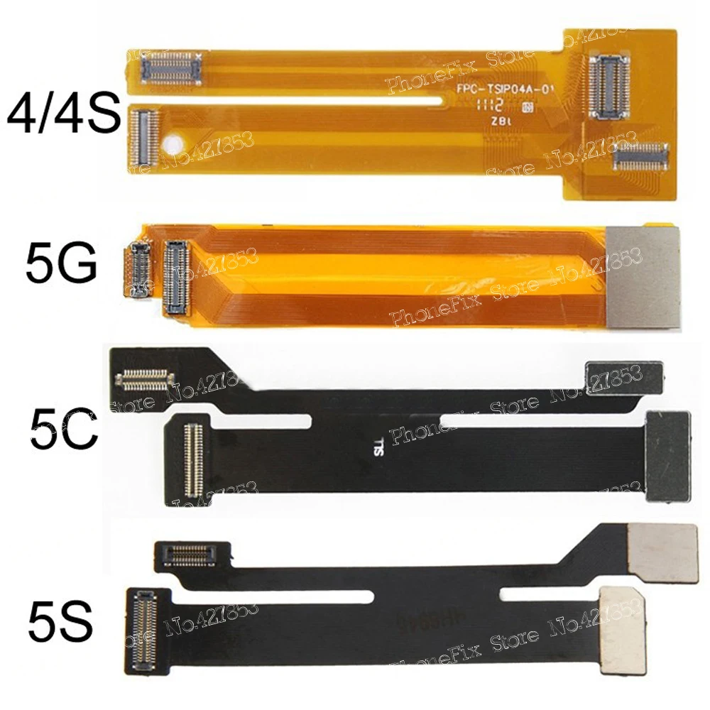 4 шт./лот Расширенный тестовый гибкий кабель для iPhone 4S 5 5C|flex cable|test flexlcd extension cable |
