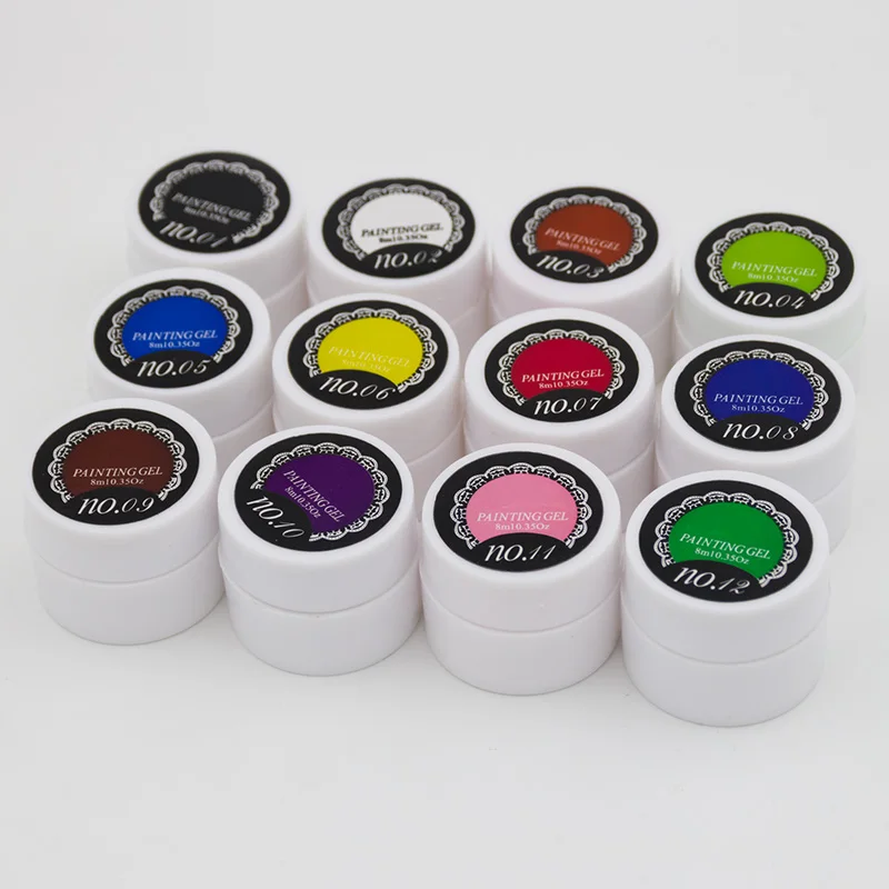 Vrenmol художественные чернила для ногтей трехмерное окрашивание Гель лак УФ краска