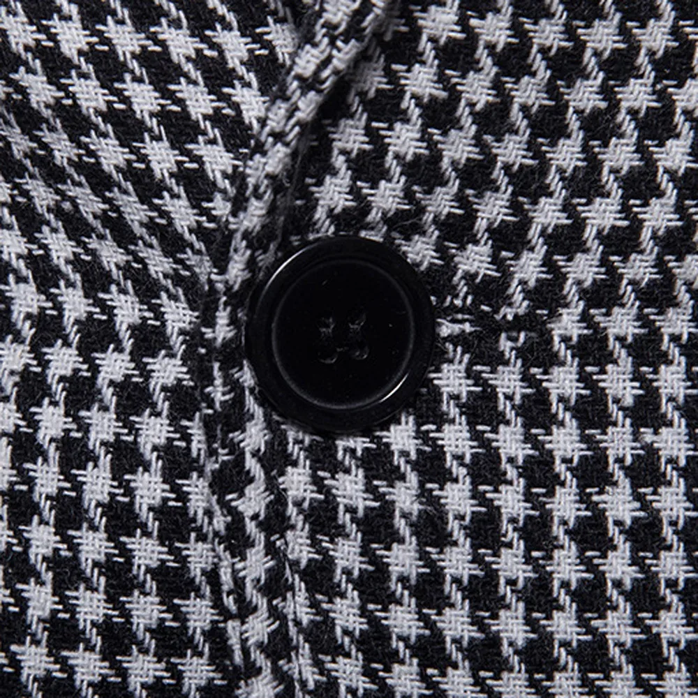 2019 Мужские осенне зимние однорядные застежки верхняя одежда костюм с длинными