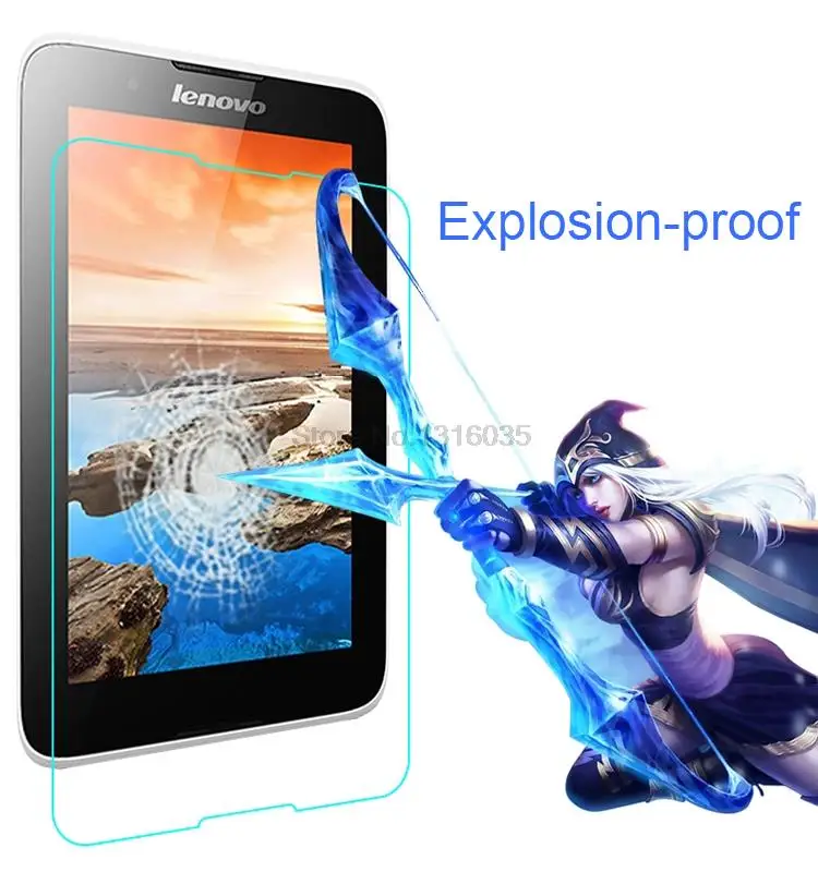 Премиум 9H Anti-Shatter закаленное стекло пленка для Lenovo A7-30 A3300 7-дюймовый планшетный