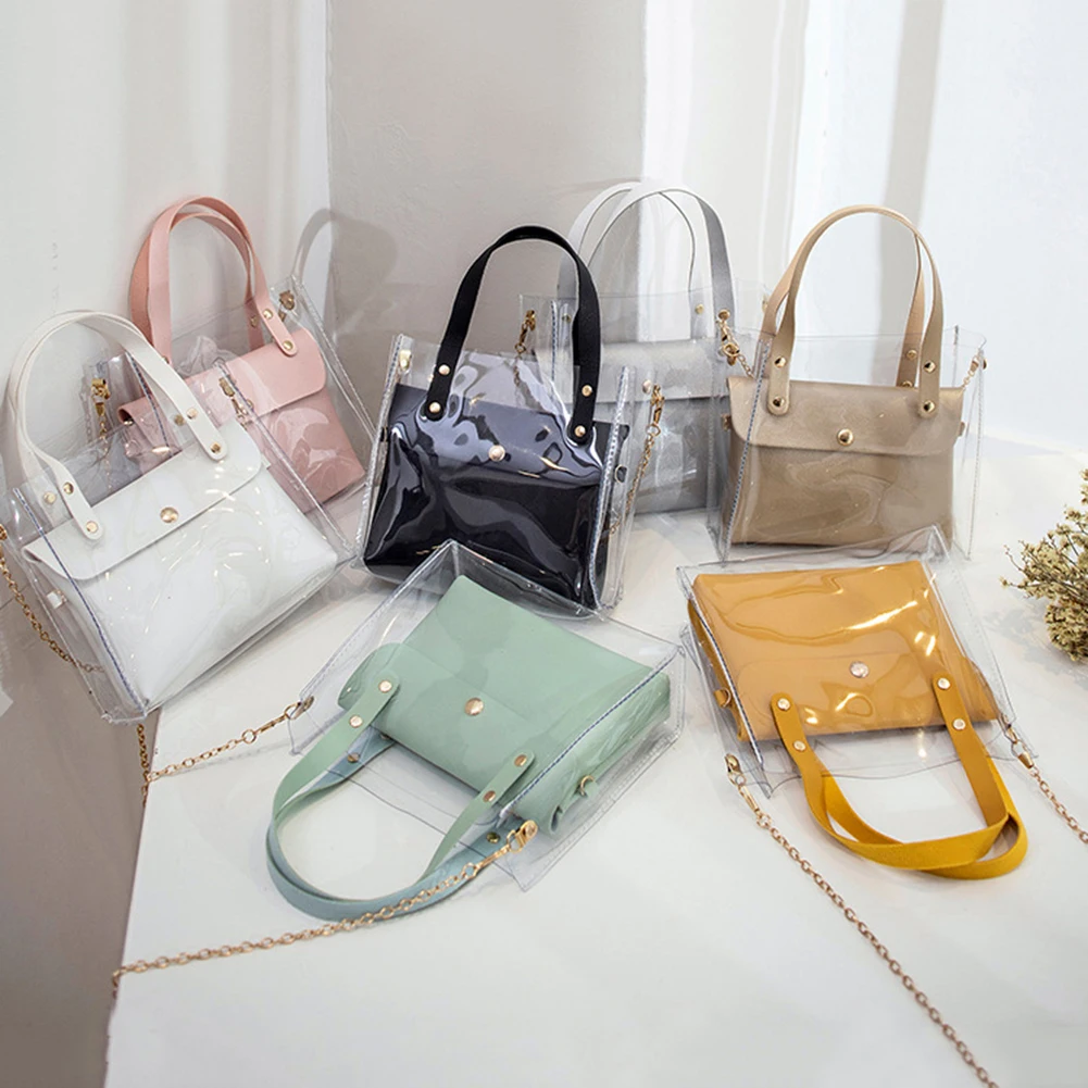 Летняя модная однотонная женская сумка Милая Новая розовая универсальная