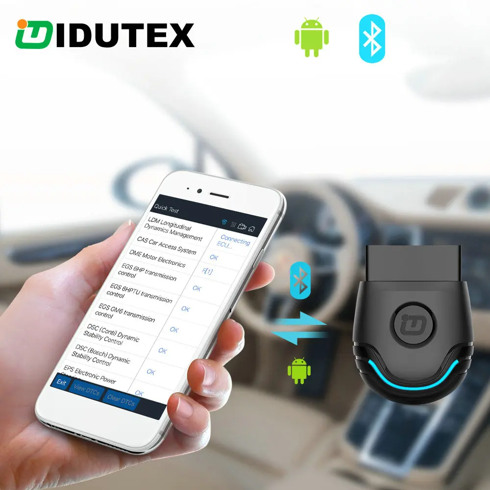 Vpecker PU-600 OBD2 диагностический инструмент Bluetooth Полный Системы диагностики для BMW