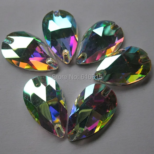 10 5*18 мм 100 шт. в упаковке форме капли|crystal flat|ab crystalflat back crystals |