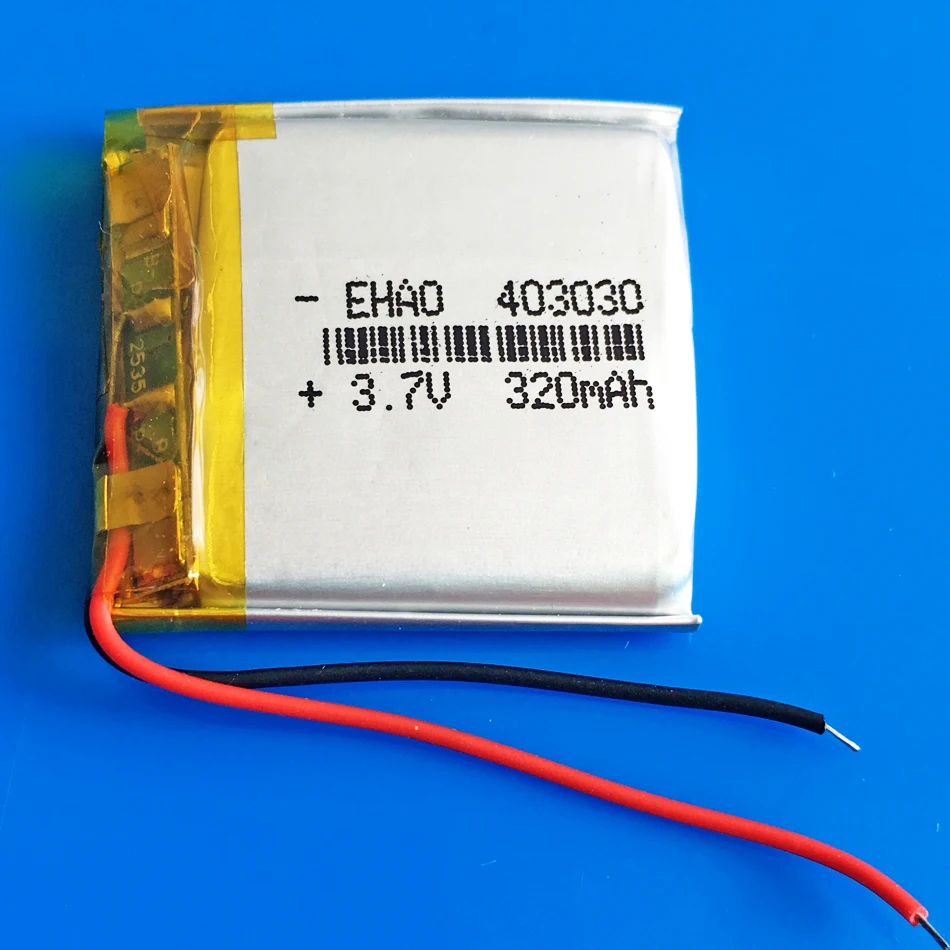 3 7 в 320 мАч 403030 литий полимерный литиевый аккумулятор для MP3 MP4 GPS DVD bluetooth рекордер